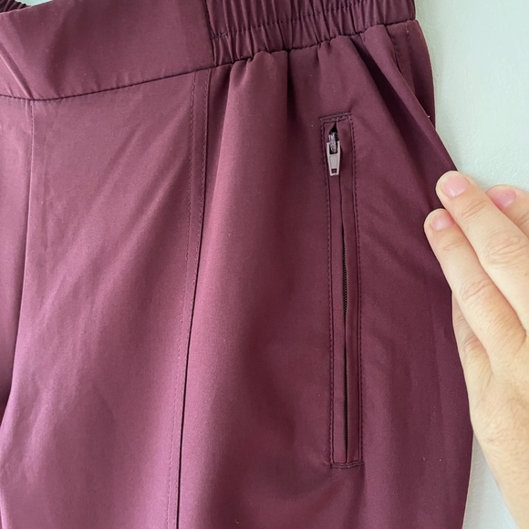 Old Navy Sz M Stretch Brooklyn Heights High Rise Jogger Pants Ankle Zipper - Picture 4 of 9